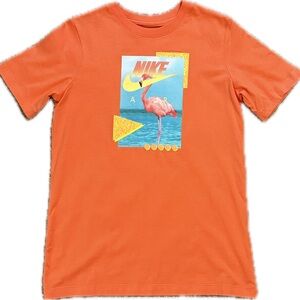 Nike Air Flamingo Graphic Orange T-Shirt | Streetwear Tee